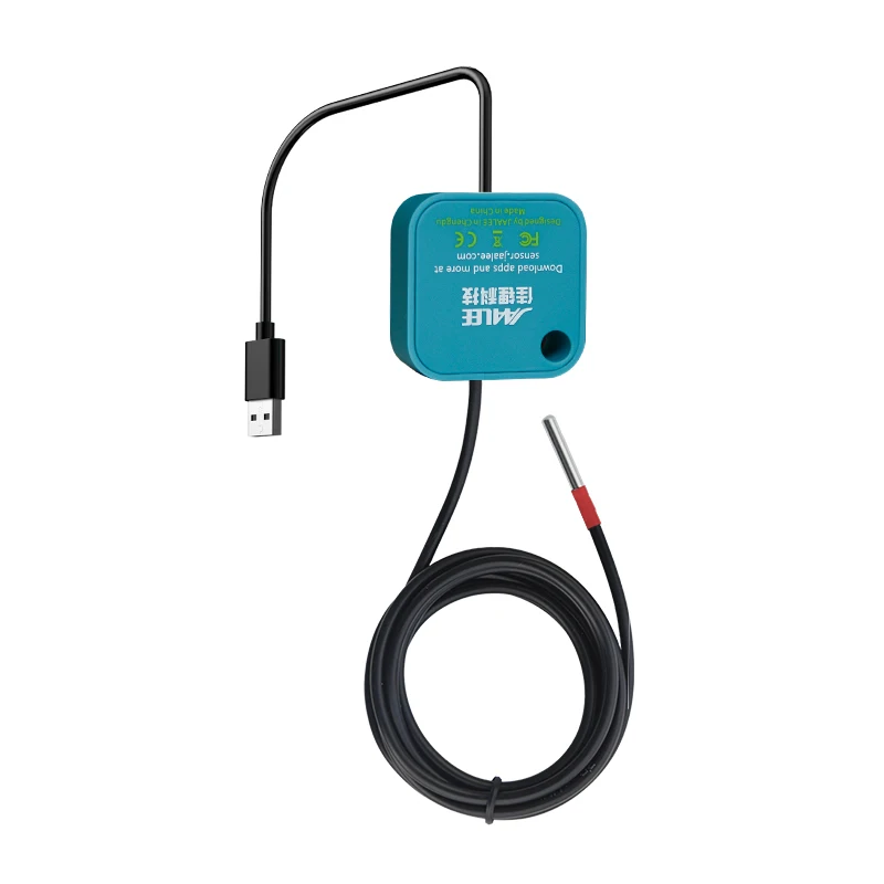 jaalee JHT-UP WiFi Temperature/Humidity/Dewpoint/VPD Thermometer/Hygrometer Refrigerator Freezer ±0.1℃ ±1.5% Alarm Alerts