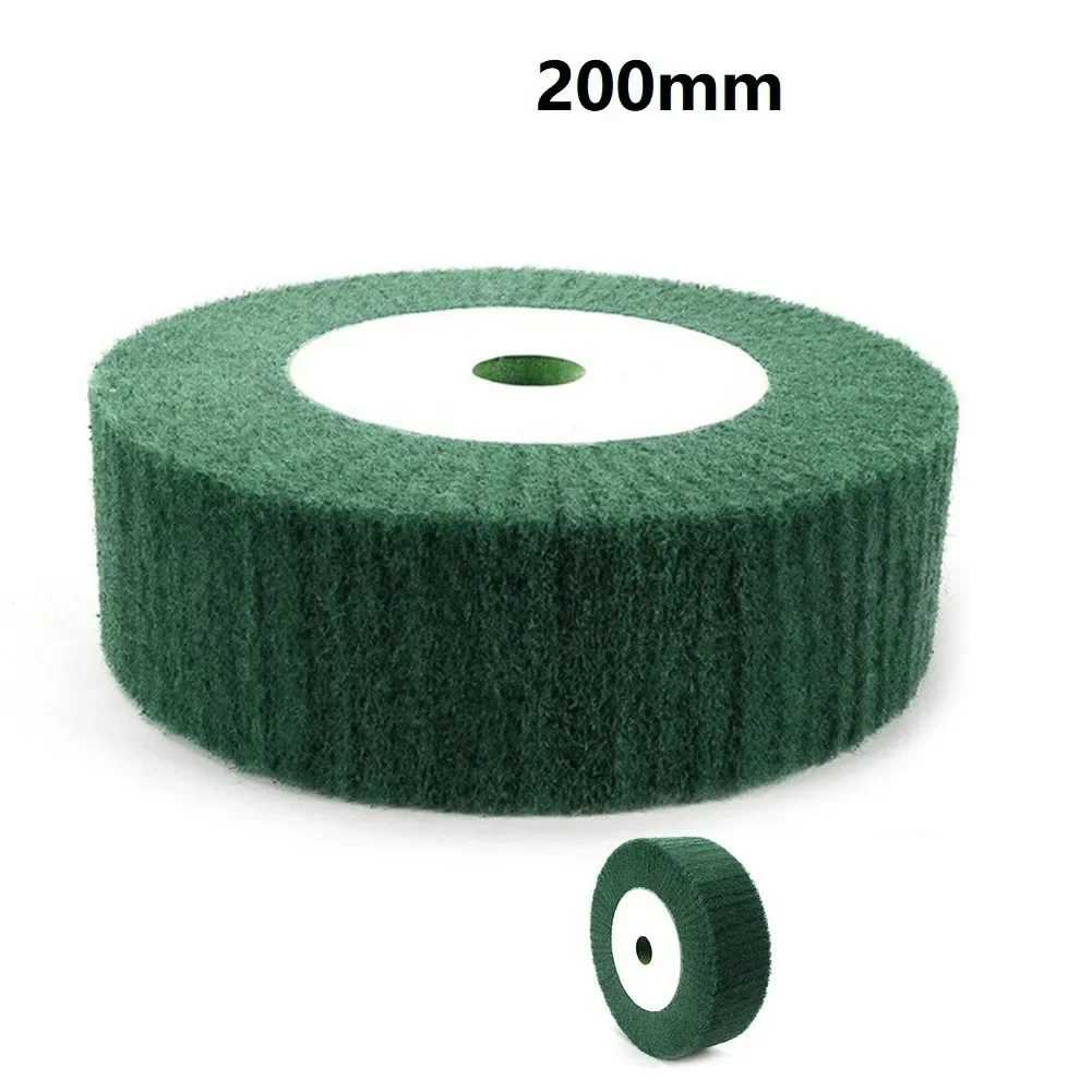 6 "/8" Nylon faser klappe Poliers ch eiben Vlies Schleif polieren Körnung Schleif schleif schleif klappen räder