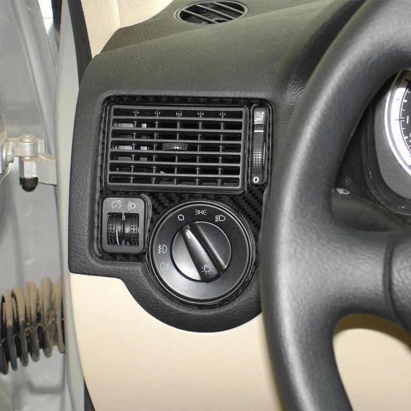 For VW Golf 4 Jetta Bora MK4 R32 GTI 1999-2004 Car Center Control Panel Air Condition Air Vent Outlet Trim Carbon Fiber Cover