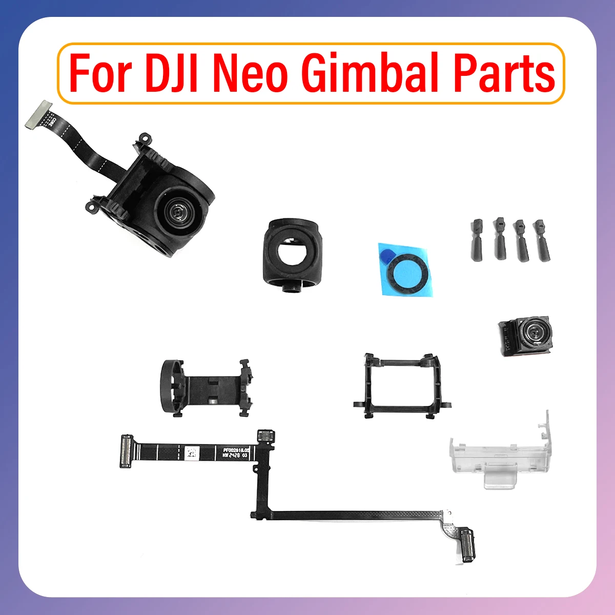 Original Neo gimbal lens holder, frame, cable lens, shock absorber ball for DJI drone Neo accessories