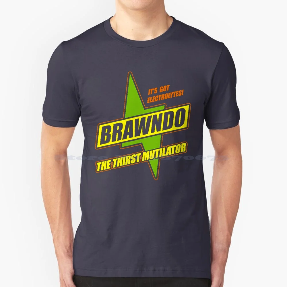 Brawndo T Shirt 100% Cotton Tee Idiocracy Brawndo Electrolytes Film Mike Judge Movie Political Politics Thirst Rbrow