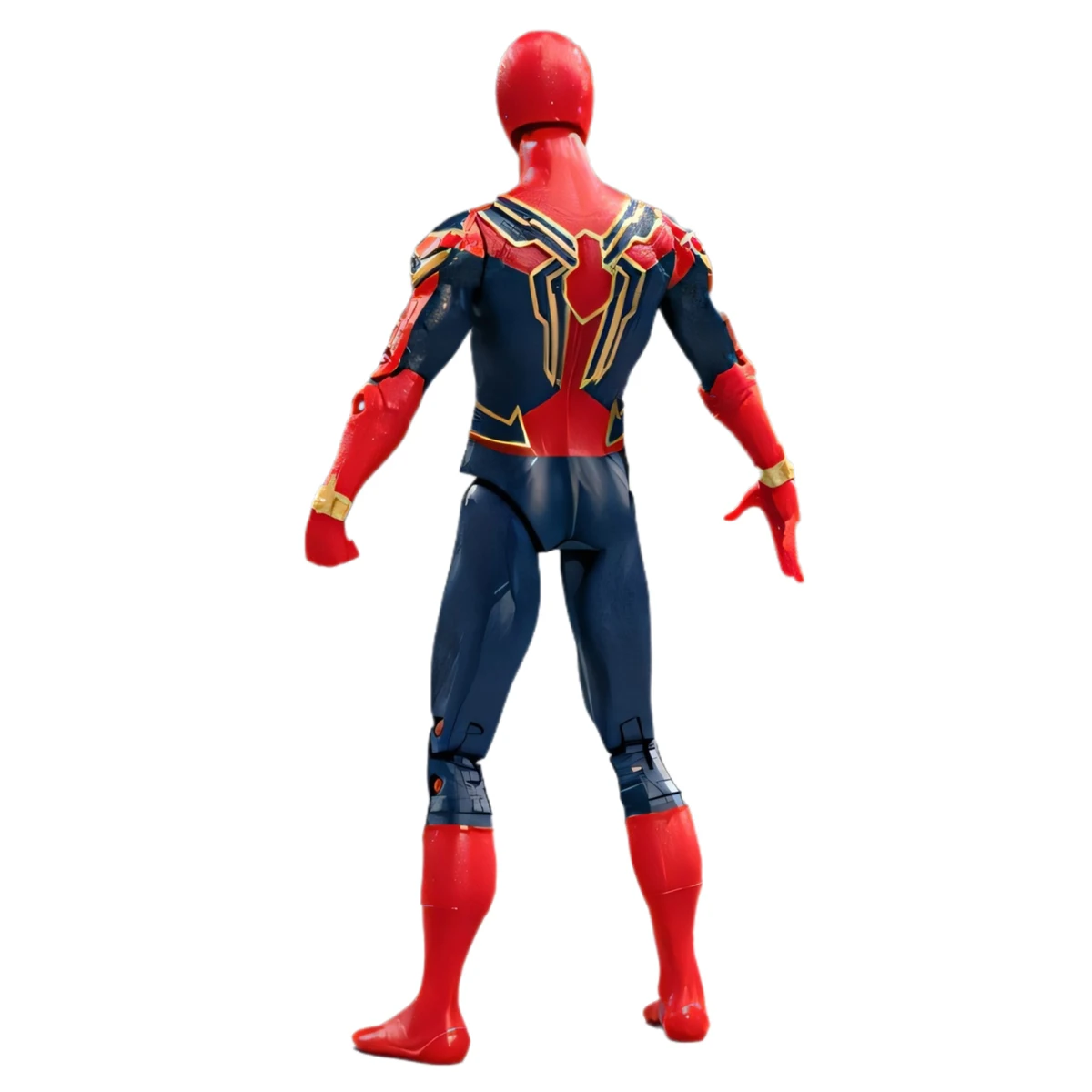 HiPlay ZD Toys Estatueta de ação articulada simples de 7 polegadas - Iron Spider Man versão normal