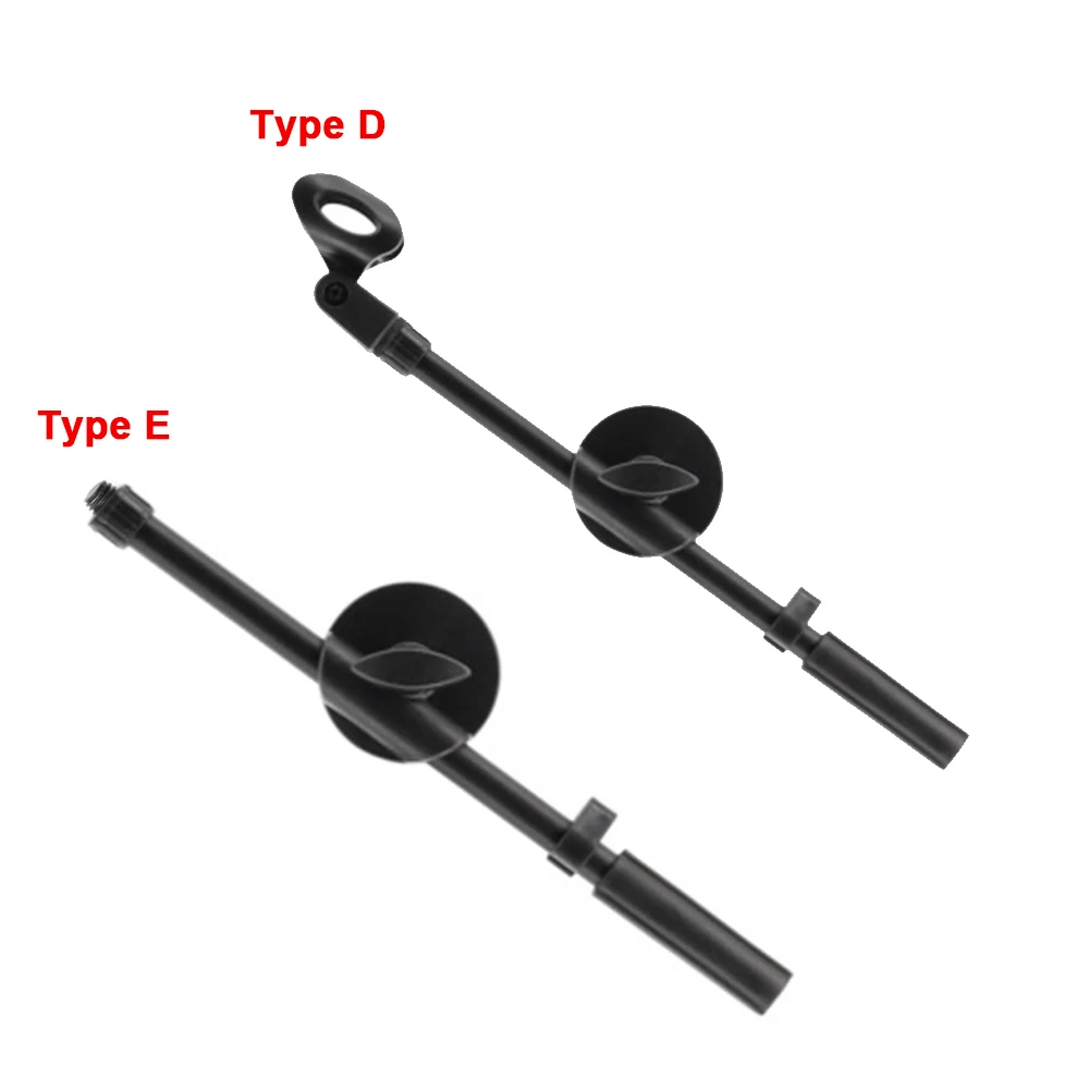 Microphone Crossbar Stand Cradle Head Mount Phone Clip Tripod Pole Accessories 3/8 Screw Holder Top Microphone Bracket Kits