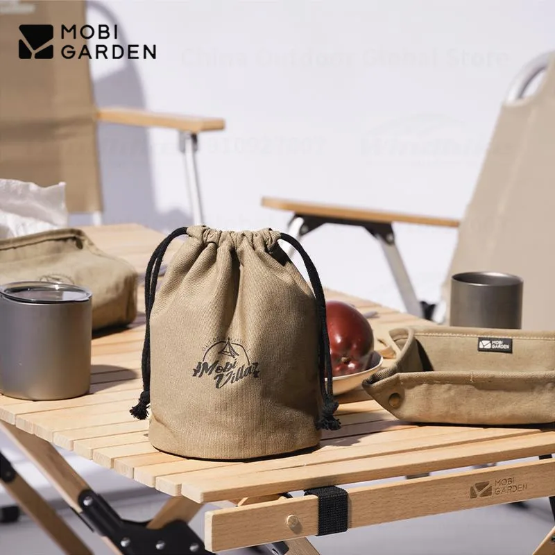 

MOBI GARDEN Camping Storage Bag Outdoor Eco-friendly Wear-resisting Foldable Tableware Storage Bags Sundry Light Portable