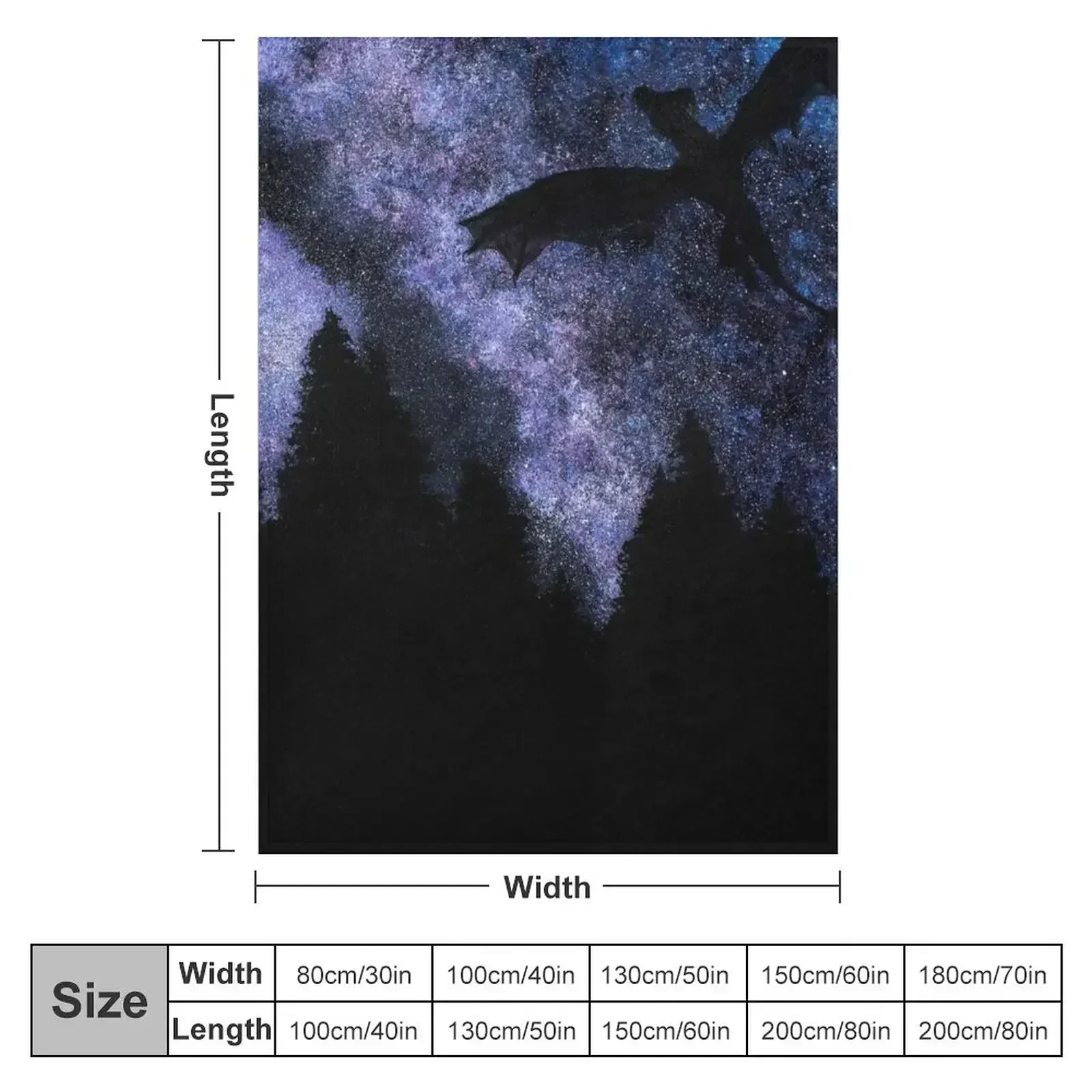 Night Watch Throw Blanket couch cozy soft plush fuzzy picnic outdoor blanket