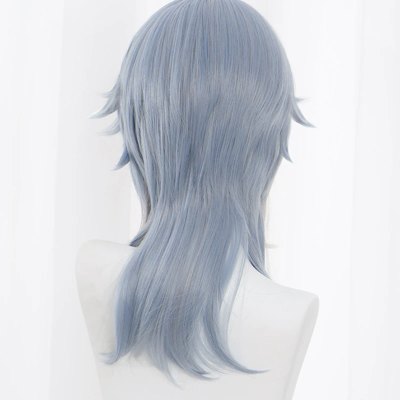 Honkai: Star Rail Sunday  Cosplay Wig Anime 48cm Long Sunday  Cosplay Synthetic Hair Party Halloween + Wig Cap