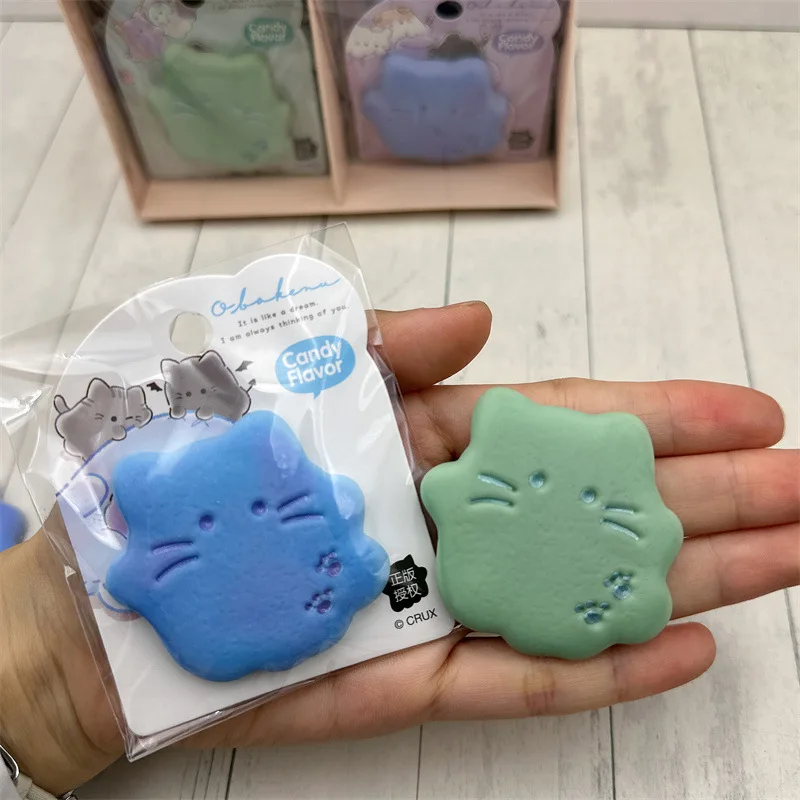 Cartoon Pancake Cat Erasers Sets Correcting Writing Errors Simulation Food Toy Shaped Kawaii School Supplies Creative Eraser