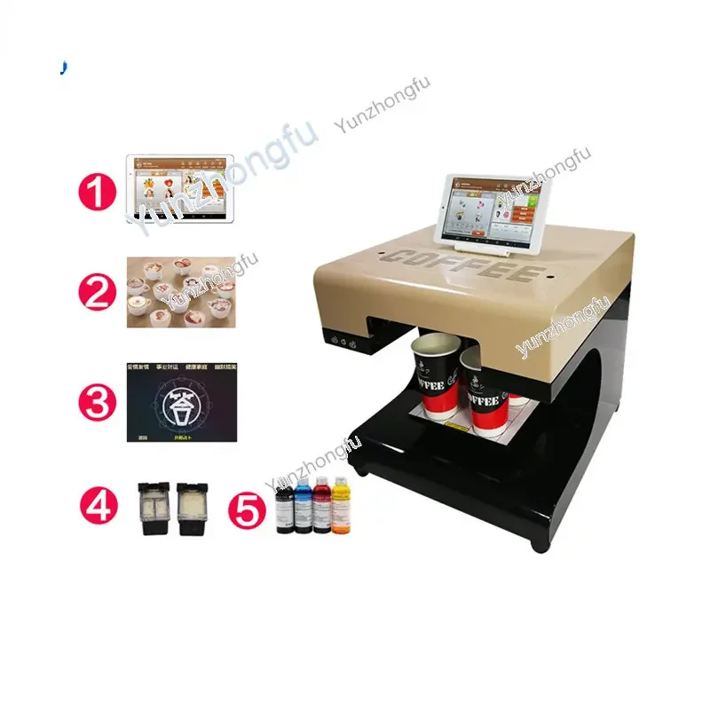 coffee printer with WIFI support commercial Latte Art Printing Machine Selfie  Coffee Printer   machine