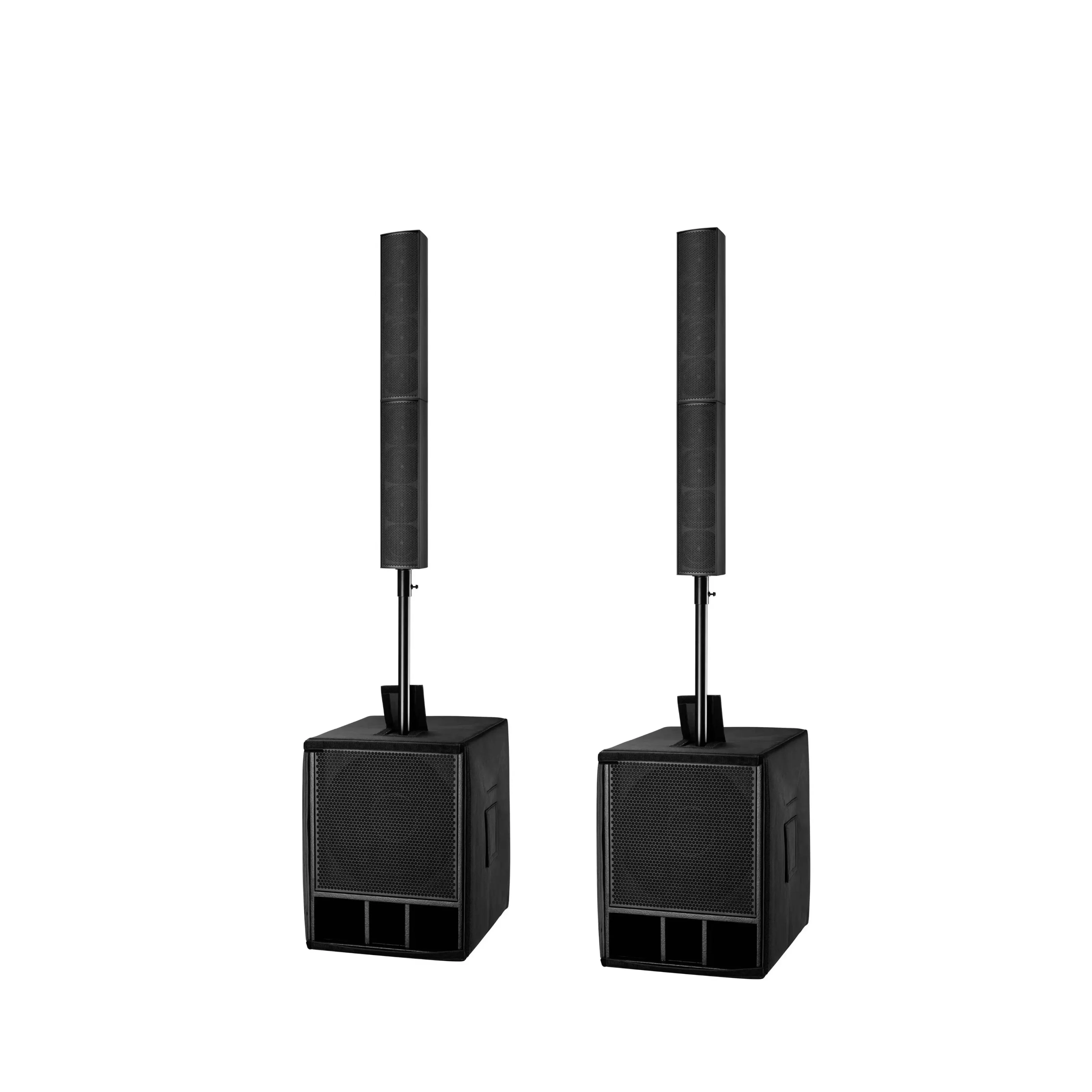 PA Loudspeaker System AES 700W Professional Multifunction Audio Active Column Array DSP Digital Amplifier Mini Live Speaker