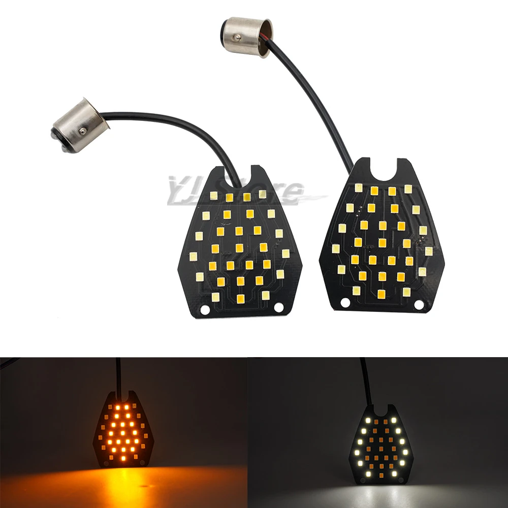 صالح لهوندا CB400 CB1300 / CBR600RR / CBR1000RR 2004 2005 2006 2007 دراجة نارية LED الخلفية بدوره ضوء مؤشر الإشارة 1156 1157