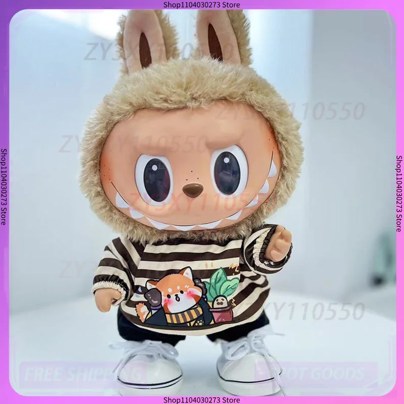 

38 см Labubu Рождественский снеговик мягкая кукла одежда кулон ручной работы ролевые куклы аксессуары для коллекционеров