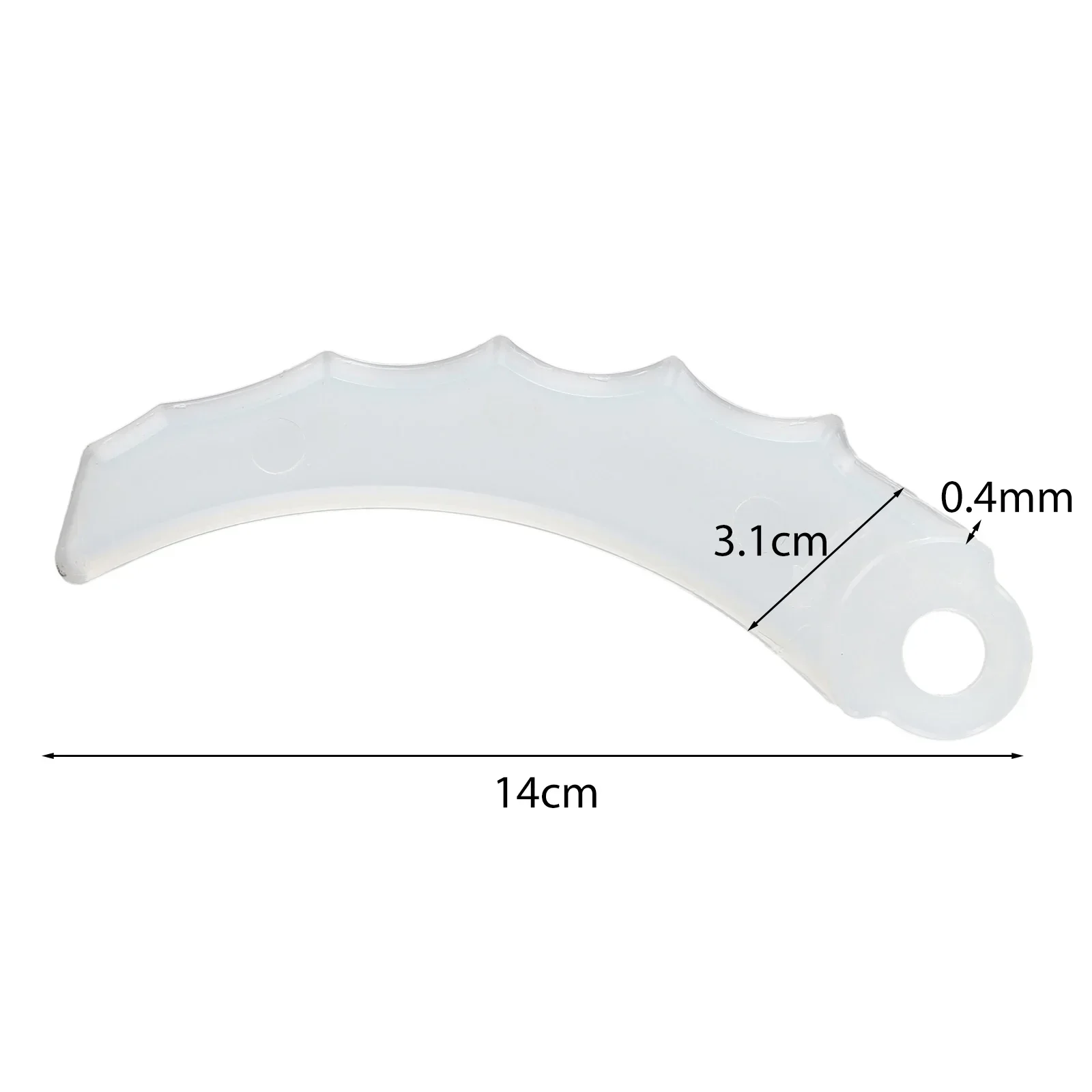 Imagem -06 - Lâmina de Plástico Branco para Makita 198426 -9 Lâminas de Substituição de 255 mm para Aparador de Grama sem Fio Acessórios de Ferramenta de Temporizador de Jardim 12 Unidades de