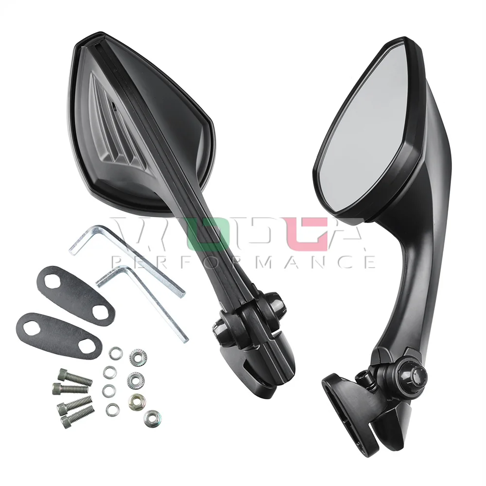 Motorcycle Cowling Mirror Libra 2 Napoleon For HONDA SUZUKI KAWASAKI R6 CBR650R Ninja650 GSXR Adjustable Rear View Mirrors Set 4