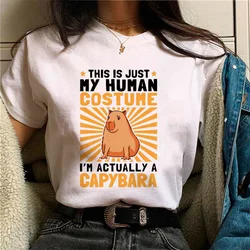 3D Funny Animal Capybara Printing T Shirt For Men Kid Fashion Streetwear Capybara Lovers Short Sleeves Harajuku Clothes Tee Tops