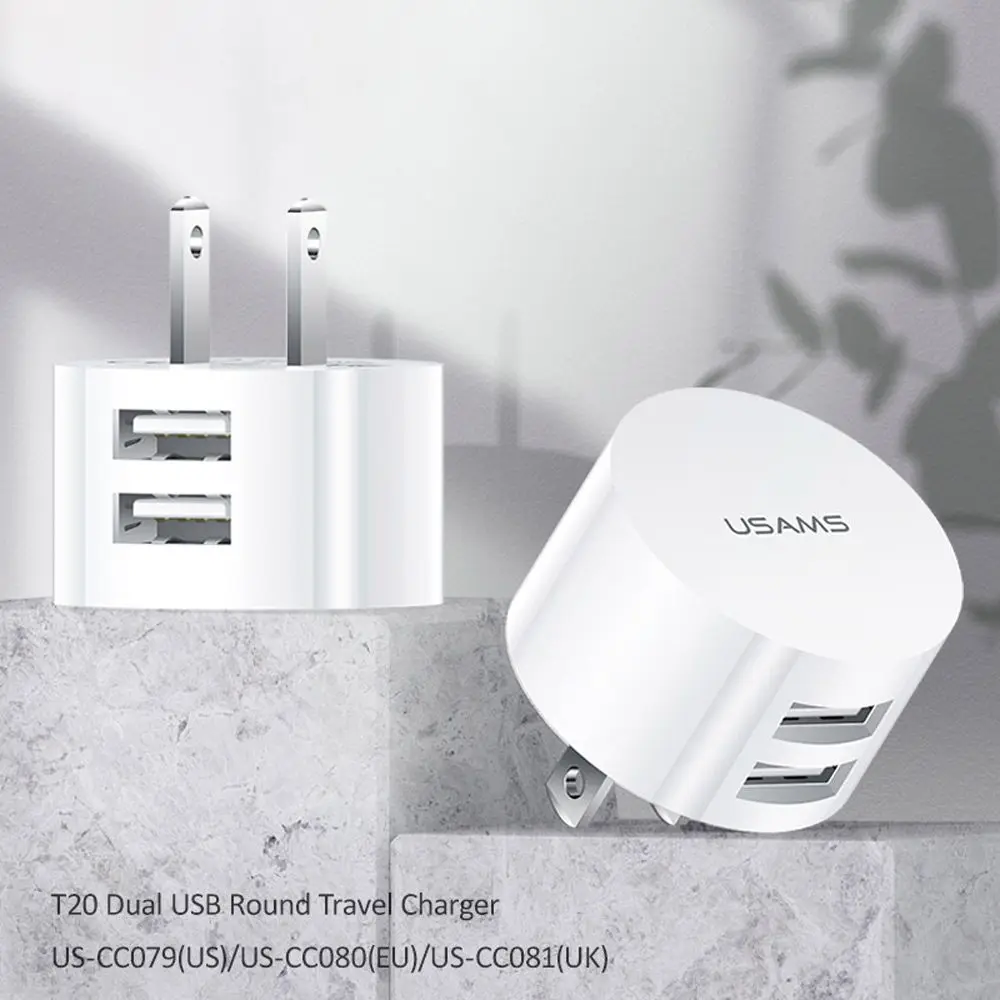 

Зарядное устройство с двумя USB-портами, 5 В, 2,1 А