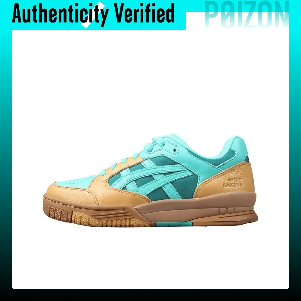 REDCHARCOAL X ASICS Gel-Spotlyte Casual Shoes Unisex Low-top Earth Yellow/Stone Green 1203A240-300