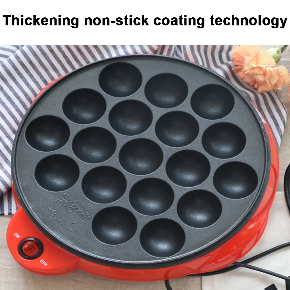 Octopus Grill Pan Baking Machine Household Electric Takoyaki Maker Octopus Balls Grill Pan Professional Cooking Tools