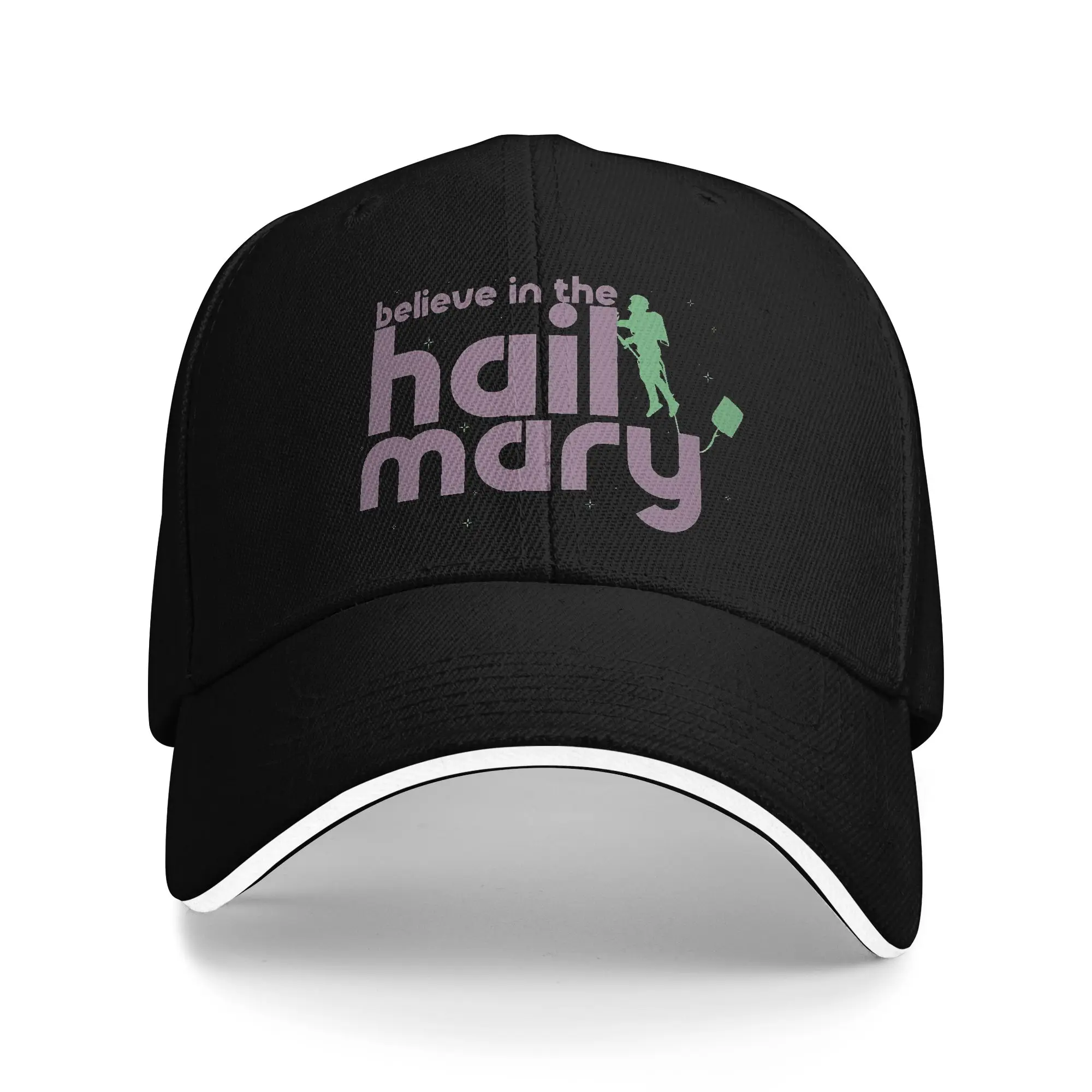 Believe in the Hail Mary Project Hail Mary Sun Baseball Cap Summer Unisex Print Hip Hop Hats Casual Running Hippie Baseball Caps