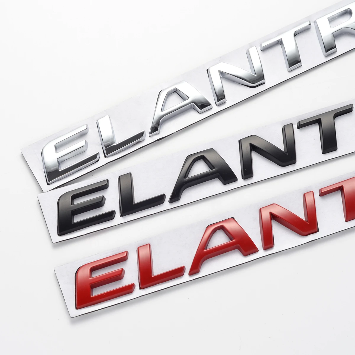 Car Styling Metal For Hyundai ELANTRA Logo Car Side Fender Emblem Rear Trunk Badge Decor Sticker