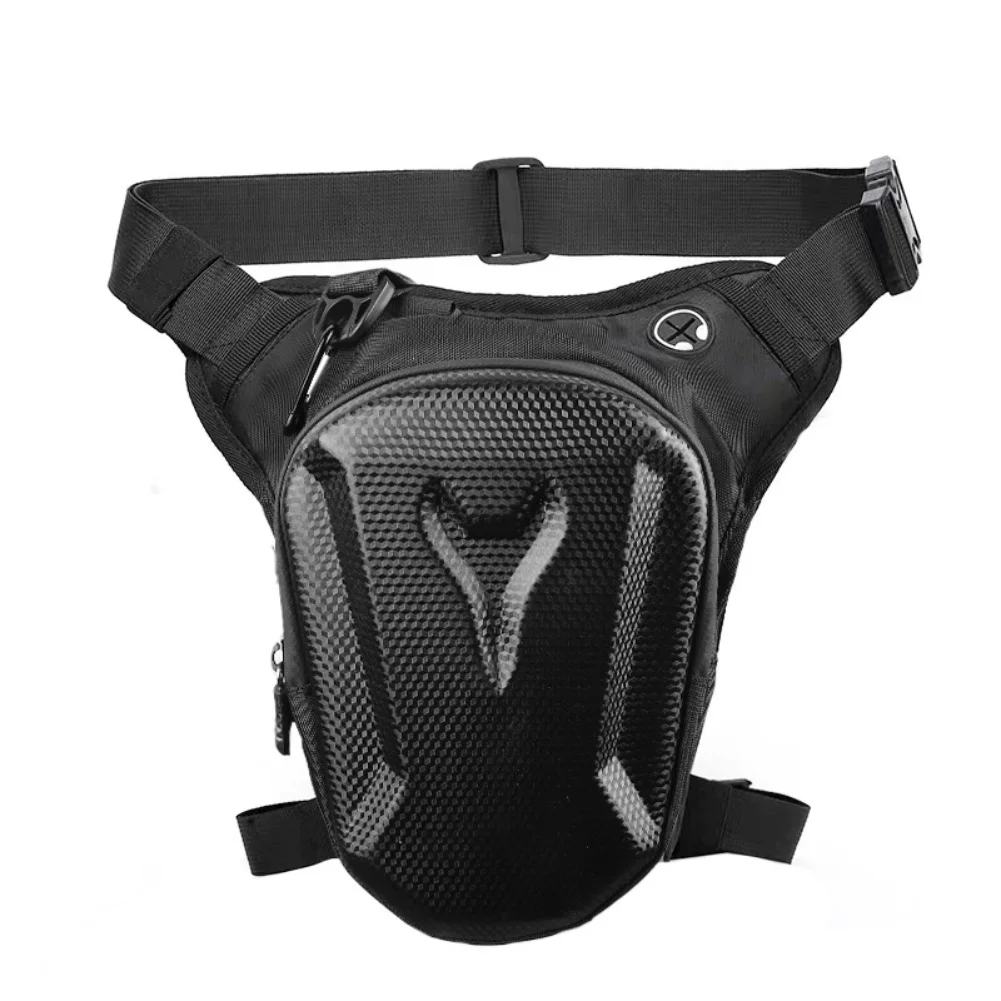 Motorcycle Leg Side Bag EVA Hard Shell Outdoor Waist Bag Thigh Bag For Riding Phone Purse Travel Hiking Cycling