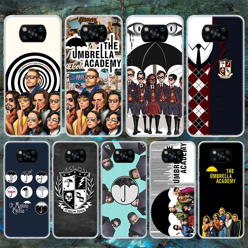 The Umbrella Academy Soft Phone Case For Xiaomi Poco X3 Pro X6 X5 X4 NFC F6 F5 M5S M4 M3 F4 Gt F3 F2 F1 M2 Fundas Cover Poco X3 