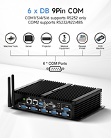 HYSTOU Mini Industrial PC Intel Core i5-4200U i7-4500U Fanless Computer Free Shipping Bluetooth 4.2 Dual Lan 6 USB