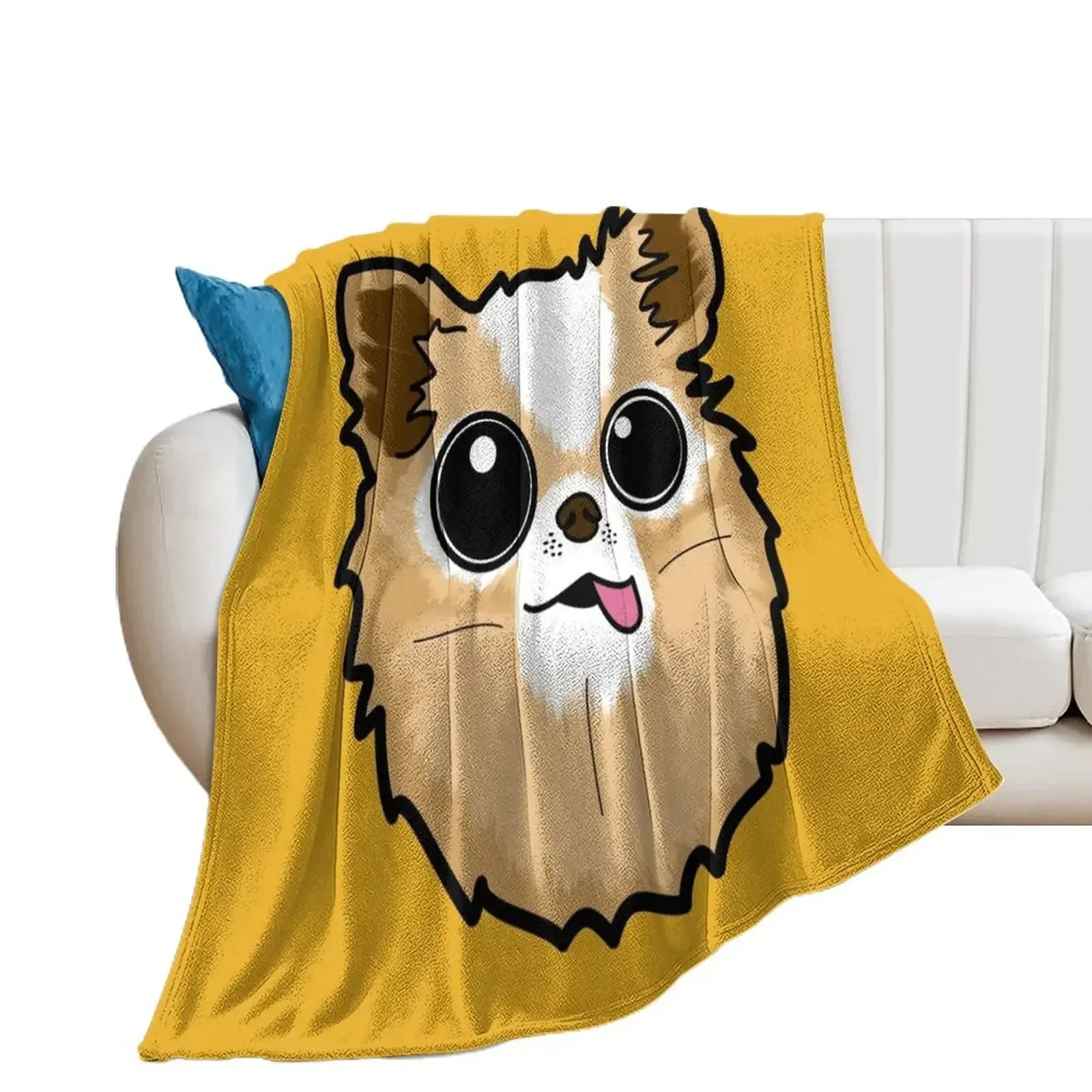 Old Kawa? Chihuahua Throw Blanket Blankets For Sofas manga Sofas Blankets