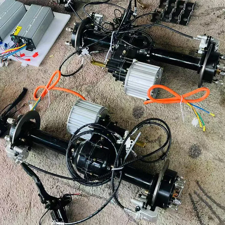48V 1000W Adjustable Speed DC Motor Rear Axle Kit with Controller for Electric Tricycle