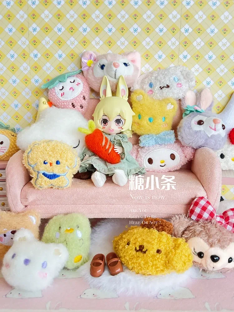 Miniature Kawaii Sofa Pillows for Dolls Cushion Pillow Mini Pillow Dollhouse Furniture Accessories Home Decoration Accessories
