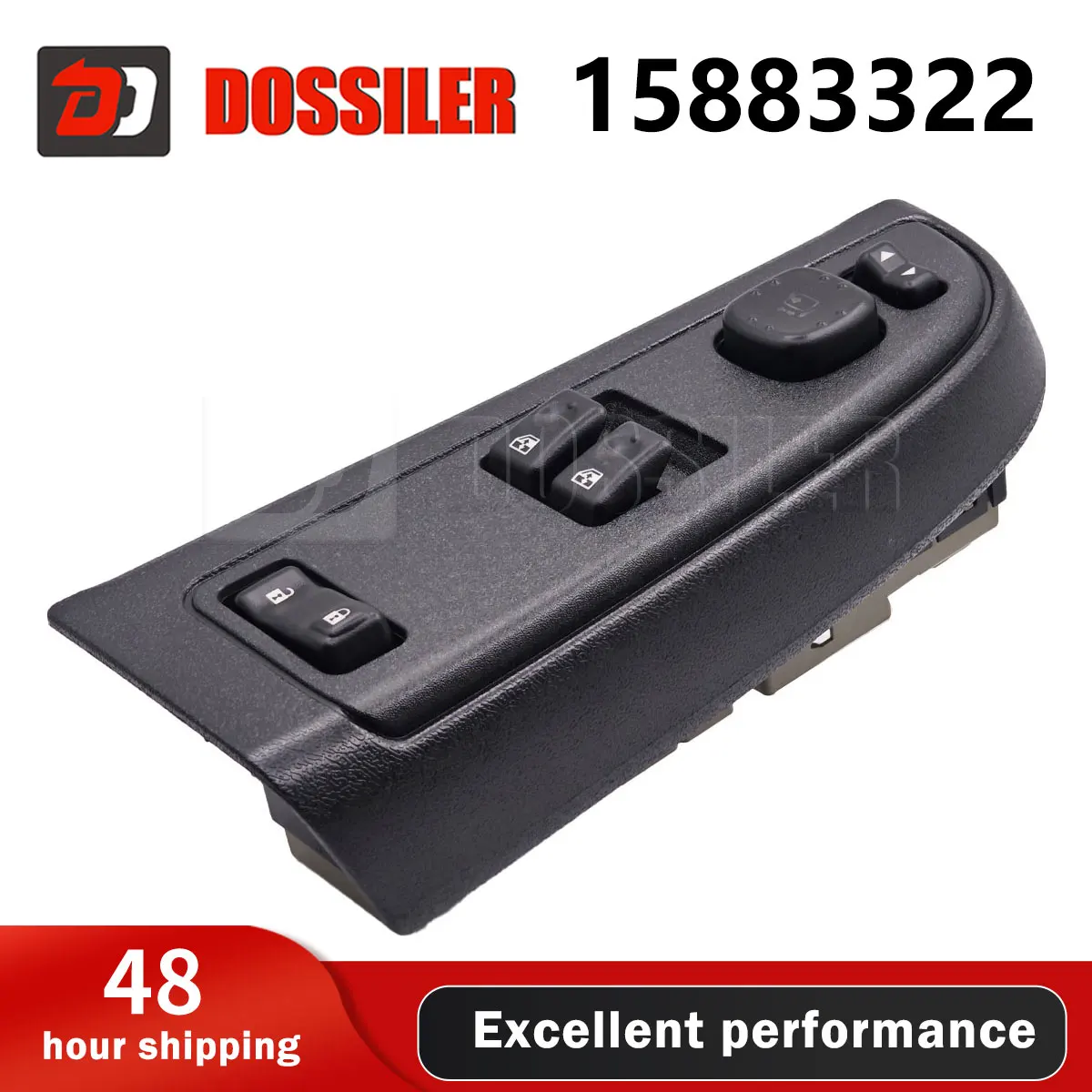 

15883322 Передний переключатель стеклоподъемника со стороны водителя и переключателем складного зеркала для Chevy Silverado 2003-2007 годов GMC Sierra 2003-2007 гг.