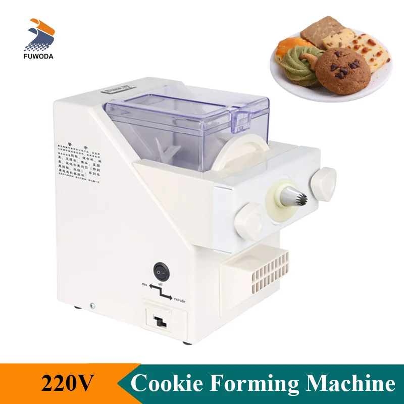 Household Cookie Forming Machine Tabletop Electric 220V Cookies Pasta Noodles Maker Kitchen Use Processor