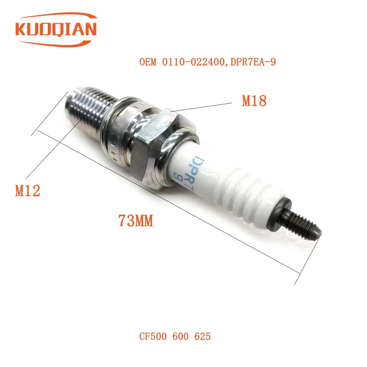 

Spark Plug For CF 500 / X5 / X6 / Z6 ATV Cylinder Head Beach Motorcycle Accessories QUAD GO KART 0110-022400
