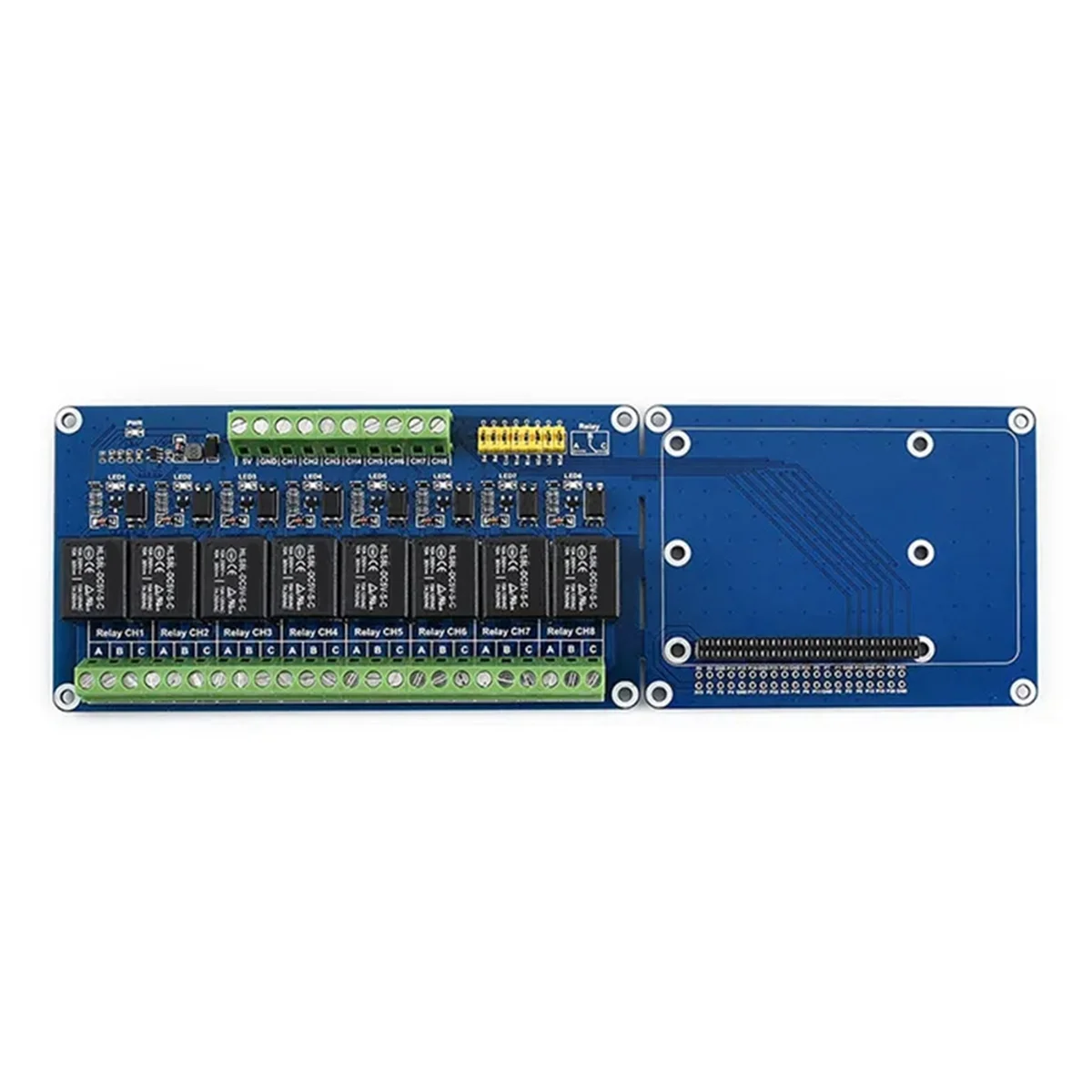 IYBBW-8 Channel Relay Extention Board for Raspberry Pi 5/4B with Optocoupler Isolation for Raspberry Pi 5 4B 3B+ 3B Zero 2W