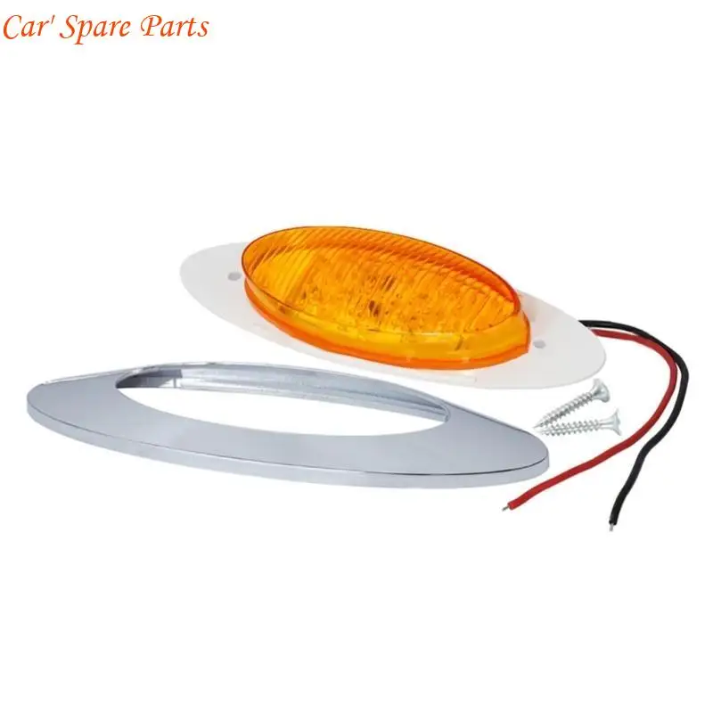 

Y4UA Efficient 16LED Tail Lights Side Marker Lamp Suitable For Commercial Vehicles And Boats With Low Power Consumption 2pcs