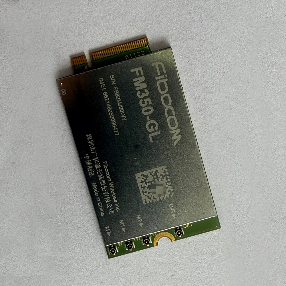 Fibocom FM350-GL PCIE 5G Solution Sub-6GHz M.2 Module For Laptop Desktop Tablet IoT Gateway Router 4x4 MIMO GNSS Receiver
