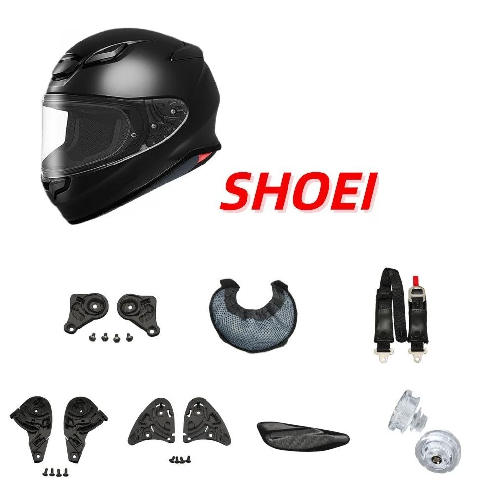 

Helmet Accessories for SHOEI Z7, Z8, X14, X15, GLAMSTER, GT Base Nose Protection Chin Net Anti-fog Nail Buckle