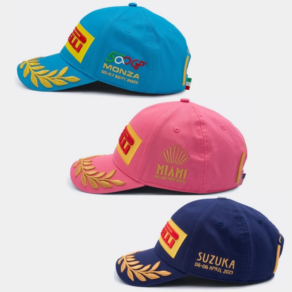 2025 MONZA GP، MIAMI GP، SUZUKA GP قبعة بيسبول لمحبي السباق، قبعة بيسبول لسائق Leclerc ALONSO Norris، قبعة رياضية لركوب الدراجات في الهواء الطلق #1