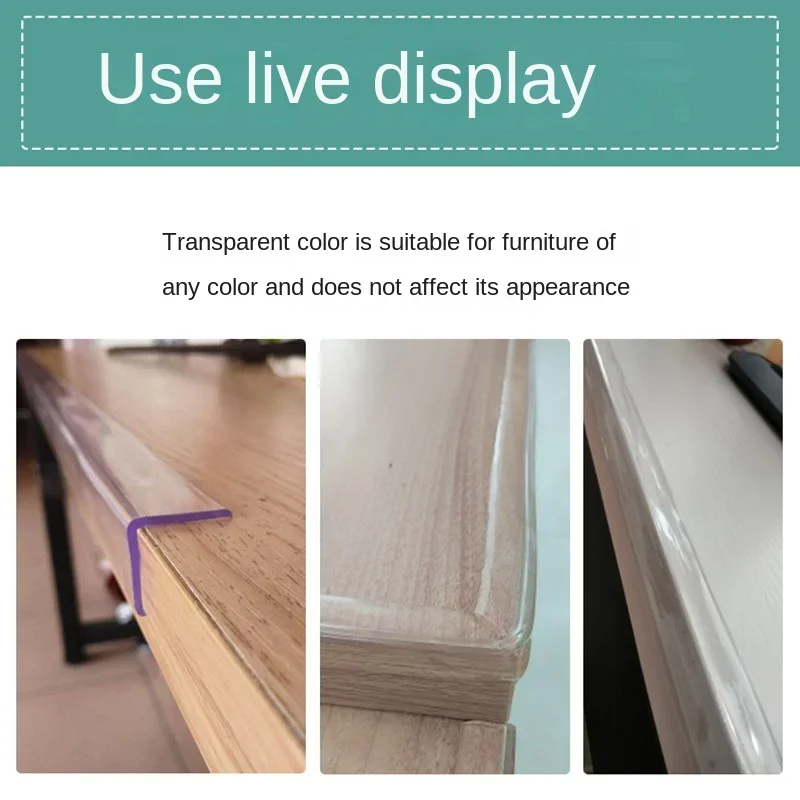 الرضع سلامة الطفل ركن حماية قطاع الحرس 1/2/3 متر شفافة الجدول حافة الأثاث ركن حماة لينة PVC الوفير #5