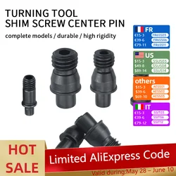 Accesorio de barra de cortador de torno CNC, tornillo central de fijación 618, 10/20/50 piezas