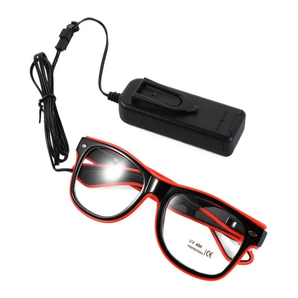 

Costume Decor Party SunGlasses Classic El Wire Glow Sunglasses Luminous Glasses Flashing Glasses Led Glasses Neon Glasses