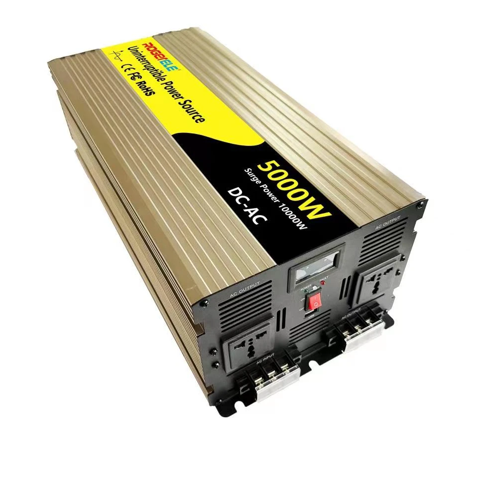 

China Factory DC24V 220V To AC 5000W Pure Sine Wave Power Inverter