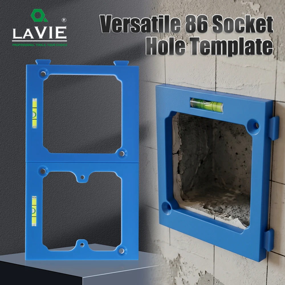 

LAVIE 86 Socket Hole Template Splicing 86 Base Box Opening Auxiliary Plate Modular Opening Template For Seamless Installations