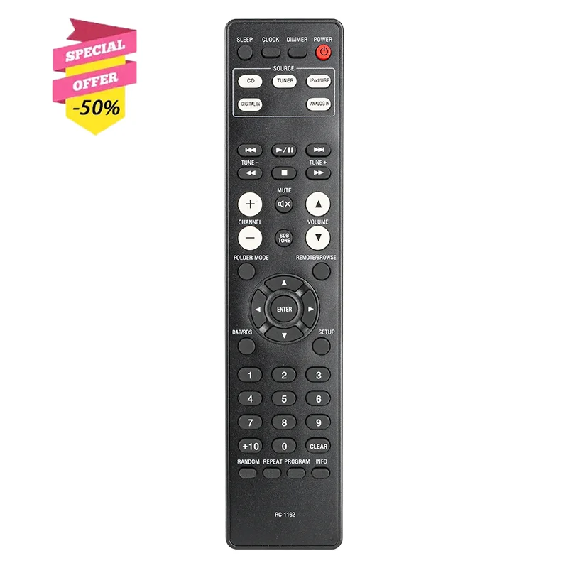 

RC-1162 Remote Control For Denon CD Receiver ARCD-M39 RCD-M39DAB RCDM39DAB Replacement Controller