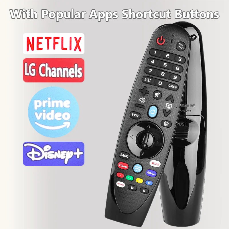 لاستبدال جهاز التحكم عن بعد بالأشعة تحت الحمراء العالمي LG مع أزرار NETFLIX PrimeVideo، لتلفزيون LG الذكي LG 2022 TVS (A2 B2 C2 G2 Q Z2) #4