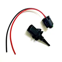 1SET Ambient Outside Air Temperature Sensor with Connector Plug for BMW 1 6 7 Series E39 E46 X3 X5 X6 Z4 Z8 MINI R50 R53 R56 R55