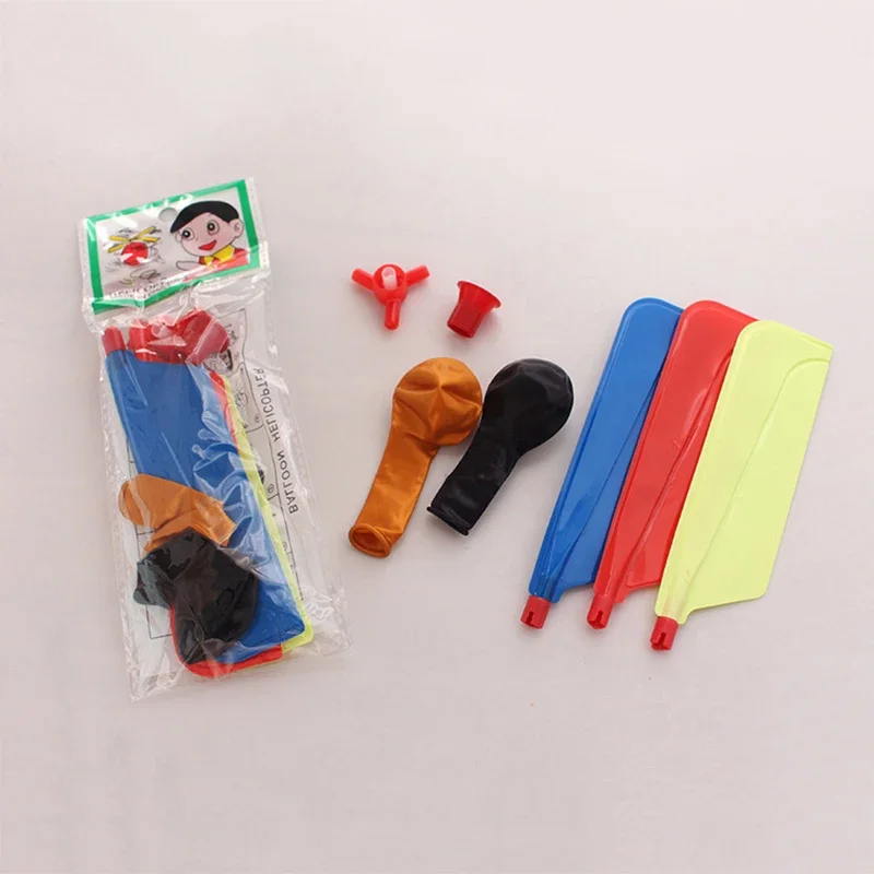 6PCS Air Balloon Helicopter Toy Funny Balloon Ortable Outdoor Helicopter Flying Kid Birthday Party Children's Day Game Best Gift