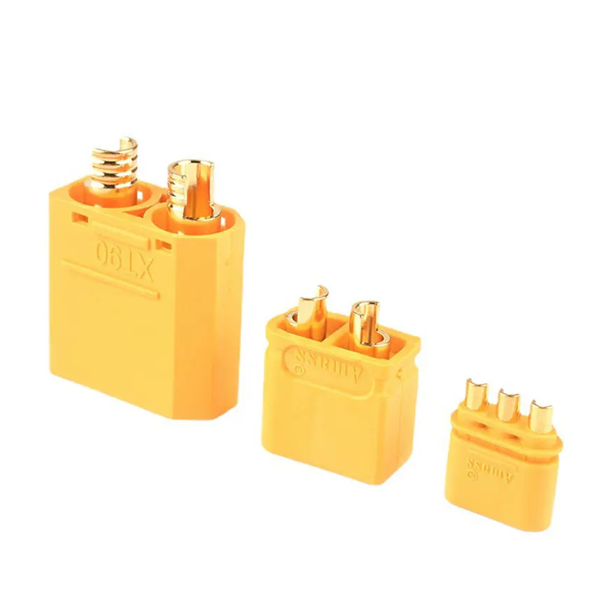 XT30PB XT60 XT60E XT60H XT90 XT90H XT90I XT90S XT90E T Plug Lithium Battery Socket Connector Male Female Gold Plated Banana Plug