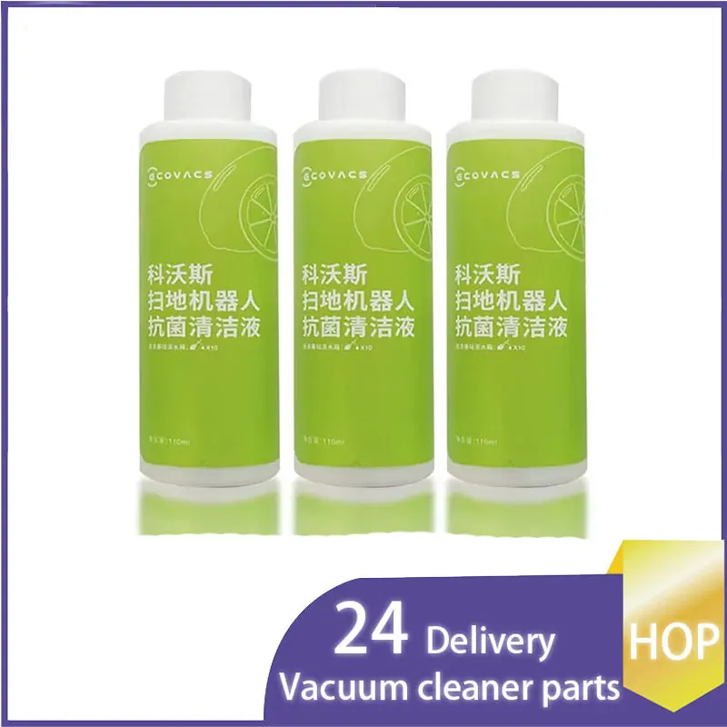 ECOVACS Líquido de limpieza Deebot Liquid T20 N9+T10 OMNI/T10 TURBO/X1 OMNI/X1 TURBO X2/X2 pro T20 Solución de limpieza de pisos fácil
