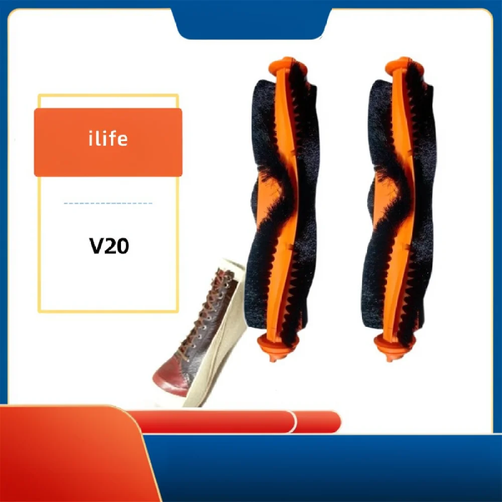Accessory Kit For ILIFE V20 Robot Vacuum Main Roller Brush Side Brushes Dust Bags Durable Home Cleaning Components