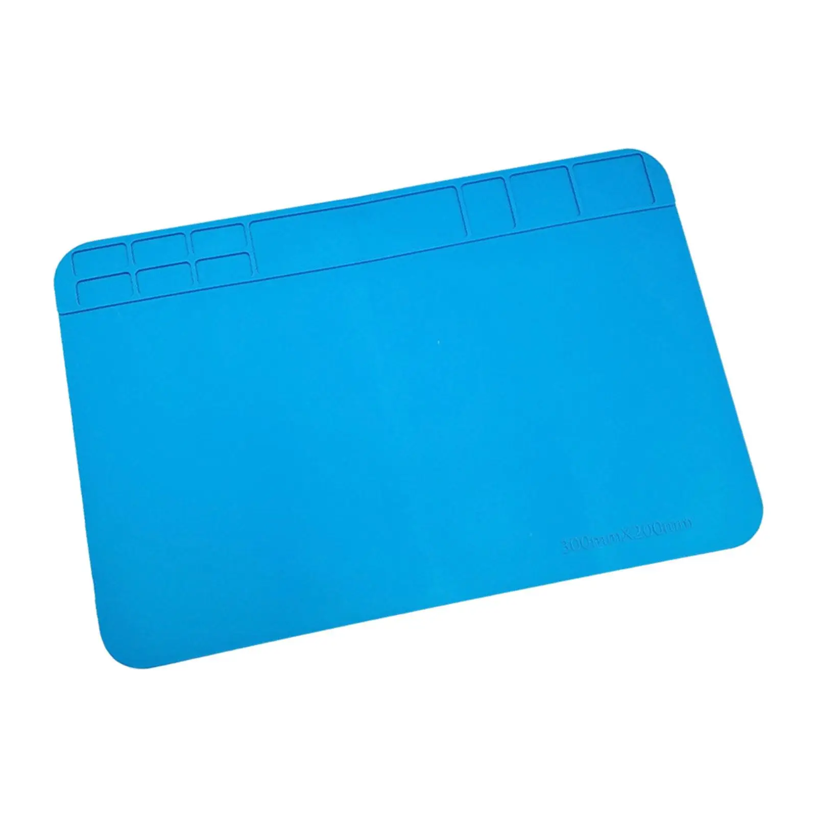 Tampone di riparazione in Silicone blu strumento per stazione di saldatura facile da usare tappetino da lavoro per riparazione Premium durevole tappetino per saldatura tappetino per riparazione elettronica